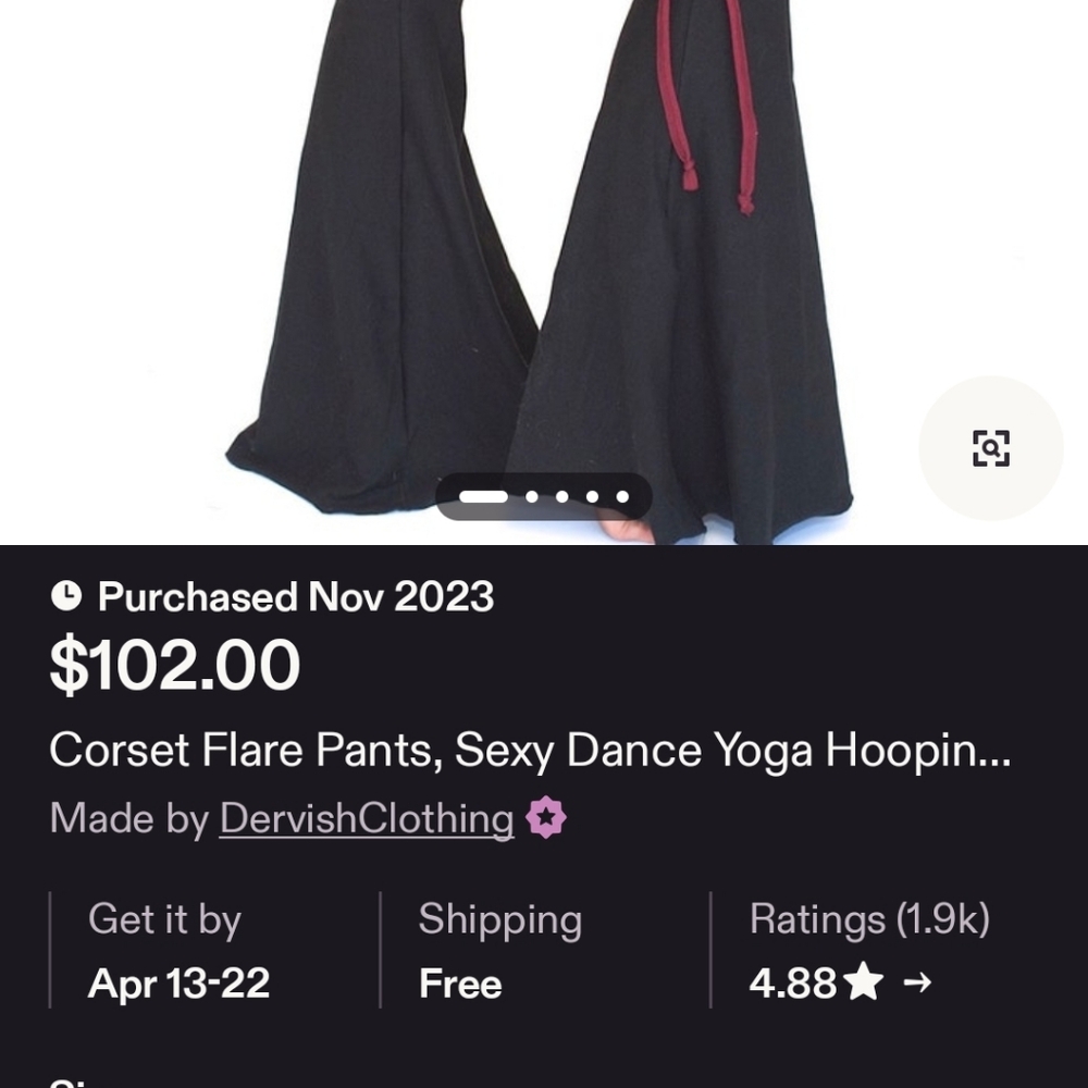 Dervish Bell Bottoms L Short - Picture 5 of 6